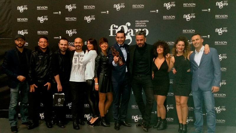 El equipo de Desancho en le entrega de premios de Fígaro 2015