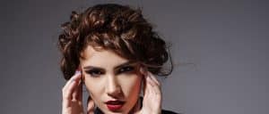 peinados con ondas y trenzas - desancho